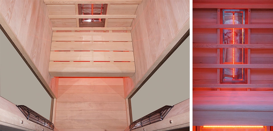 Sauna en pruche Helios