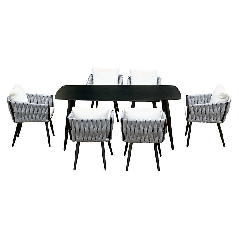 Table de jardin suprême pour 6 personnes 6 Table de jardin suprême pour 6 personnes